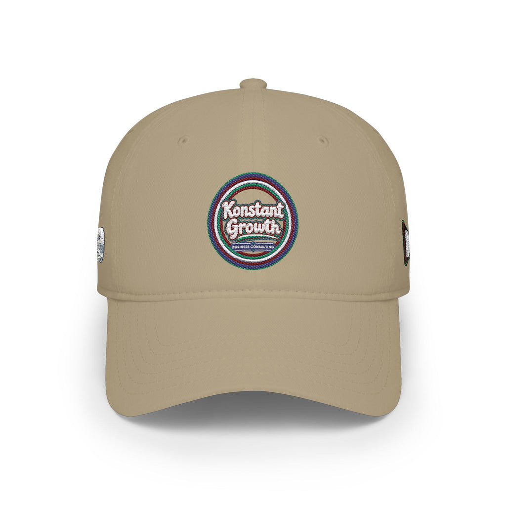 Konstant Growth Circular Logo Baseball Cap | Embroidered Badge