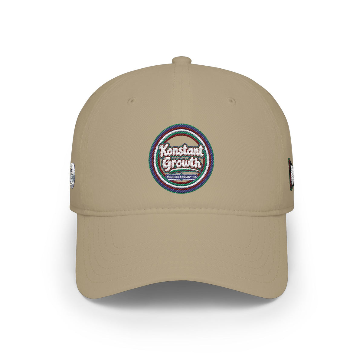 Konstant Growth Circular Logo Baseball Cap | Embroidered Badge