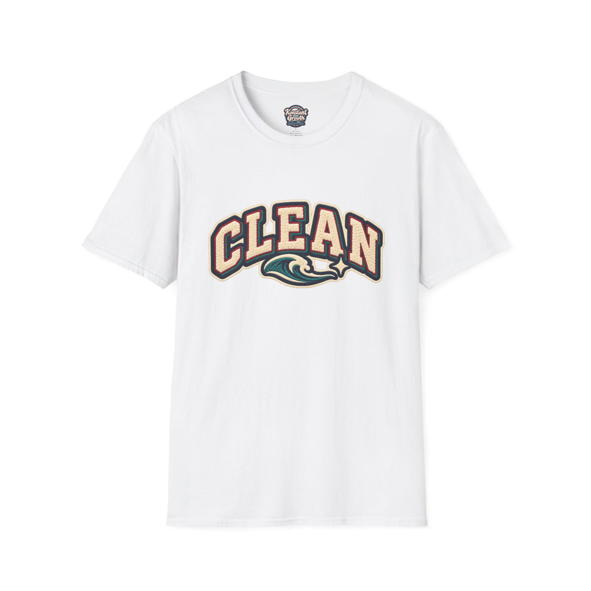 Clean Surf Vibes T-Shirt — Retro Beach Graphic Tee Printify