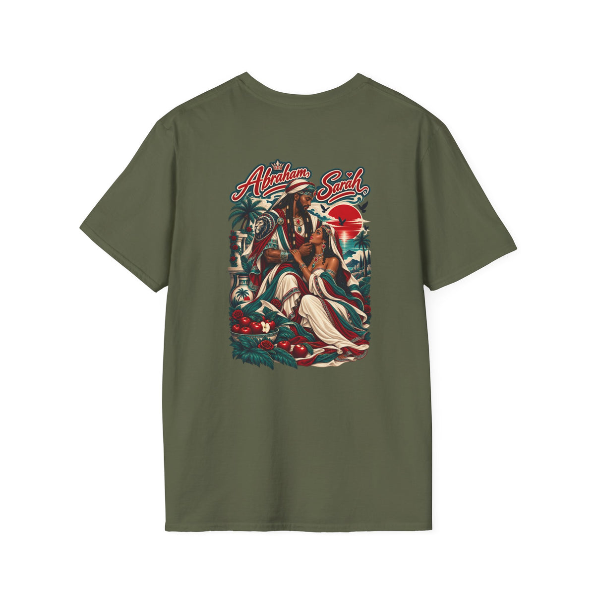 T-Shirt — Divine Love Graphic Tee (Abraham & Sarah Illustration)