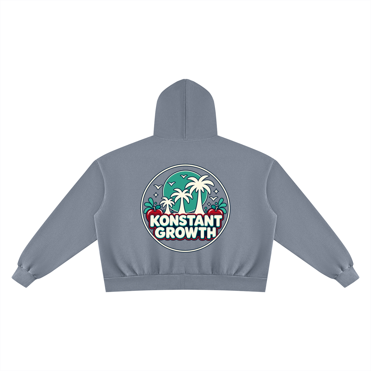 Unisex Vintage Wash Fleece Boxy Hoodie ODMPOD