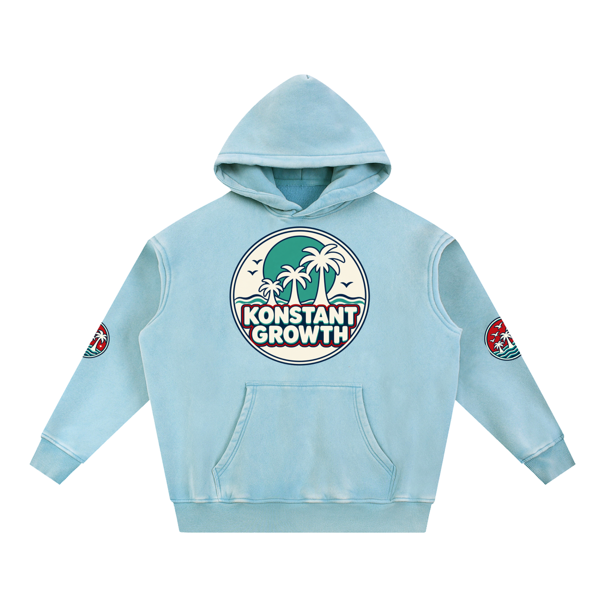 Snow Wash Fleece Oversize Hoodie ODMPOD