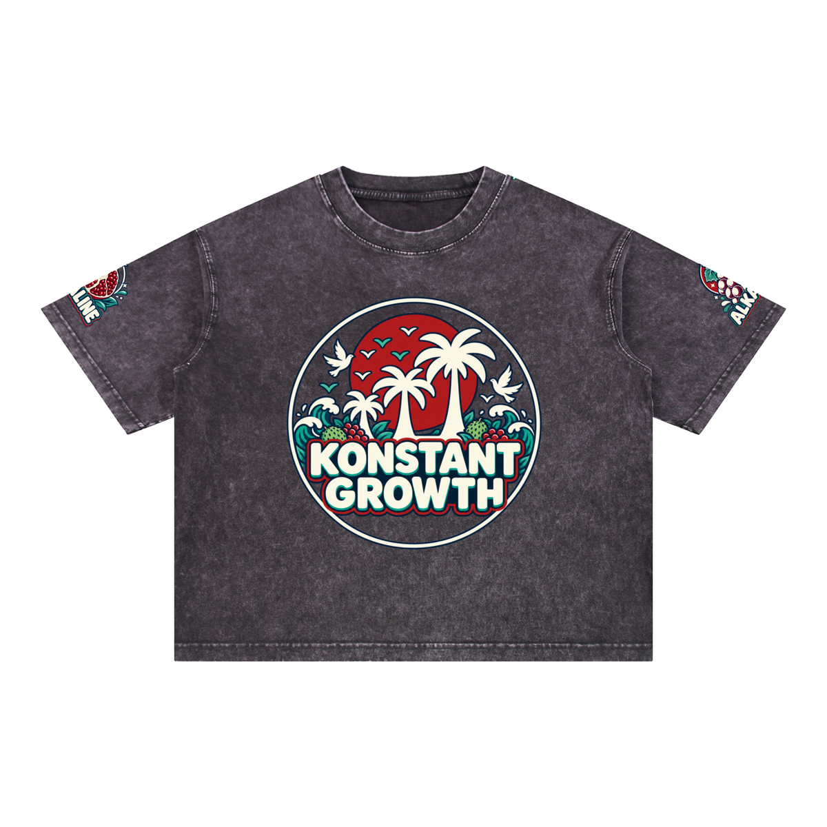 Mineral Wash Boxy Cotton T-Shirt ODMPOD