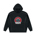 Konstant Growth Vintage — Unisex Oversized Piping Fleece Hoodie