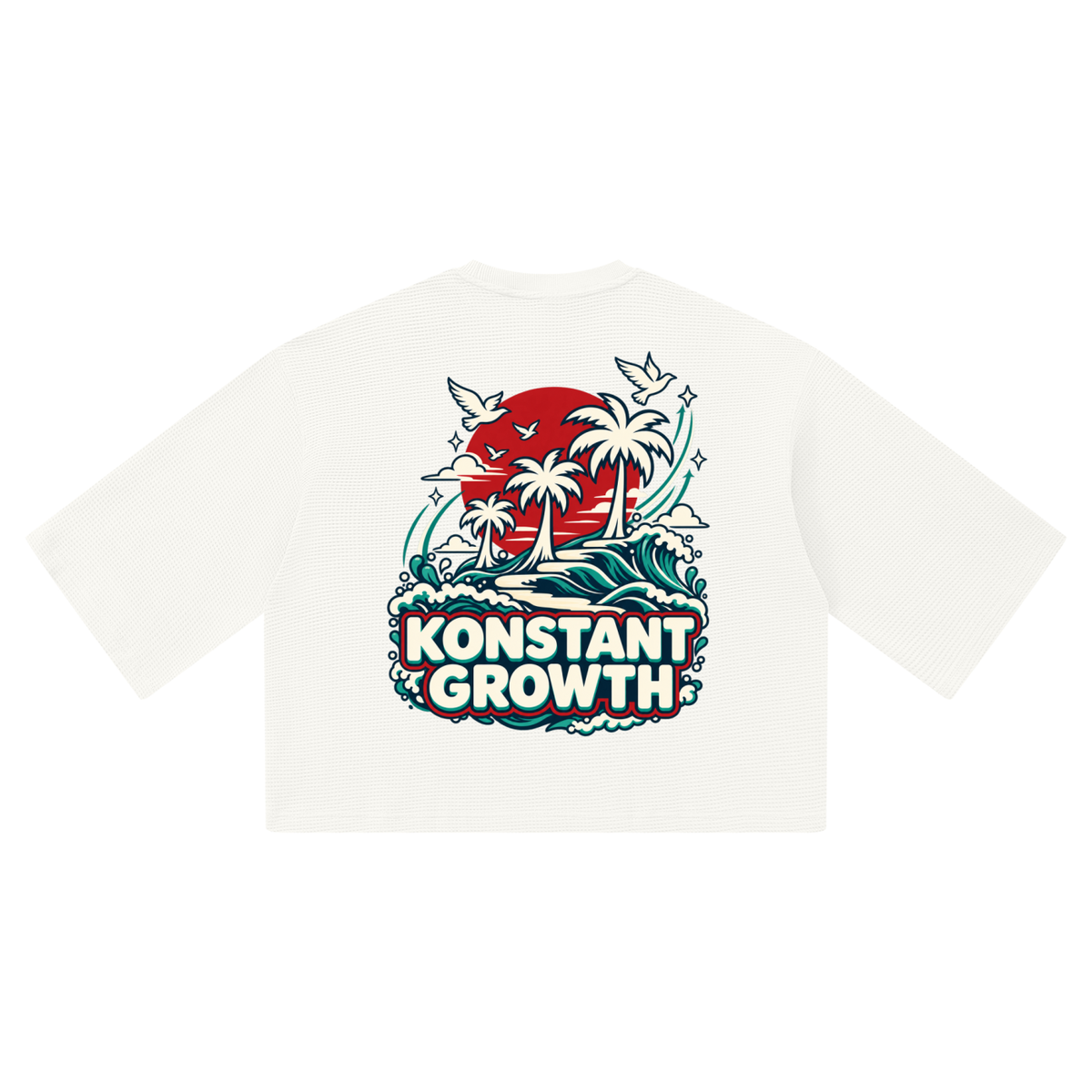 Unisex Waffle Boxy T-Shirt ODMPOD