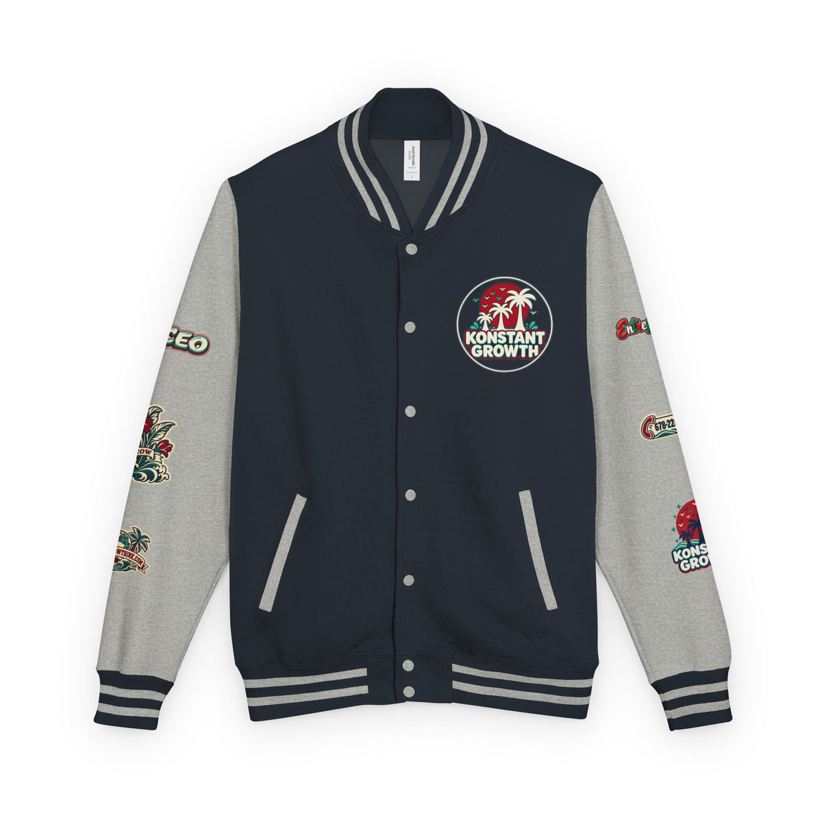 Konstant Growth Letterman Jacket Printify