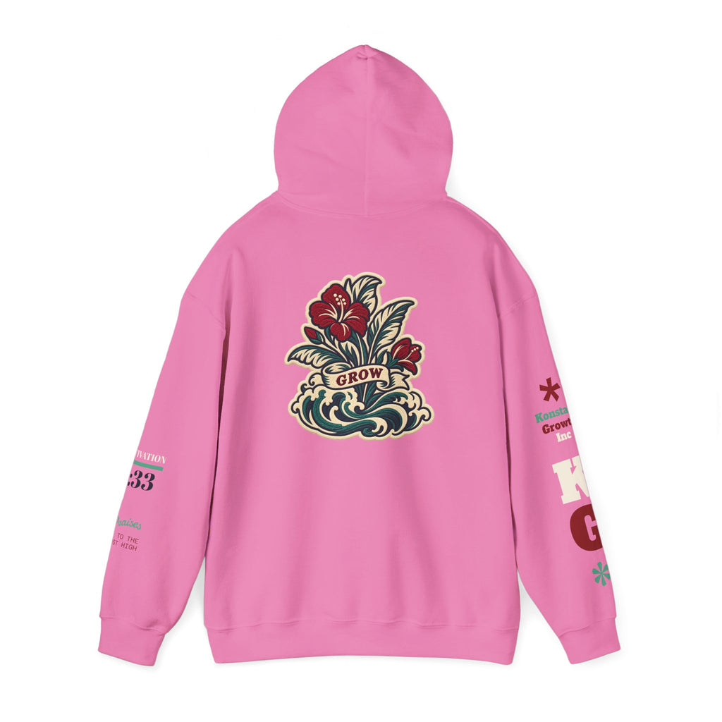 Copy of Hoodie - 'Divine Love' Graphic Hoodie with Vintage Bird & Floral Back Artwork