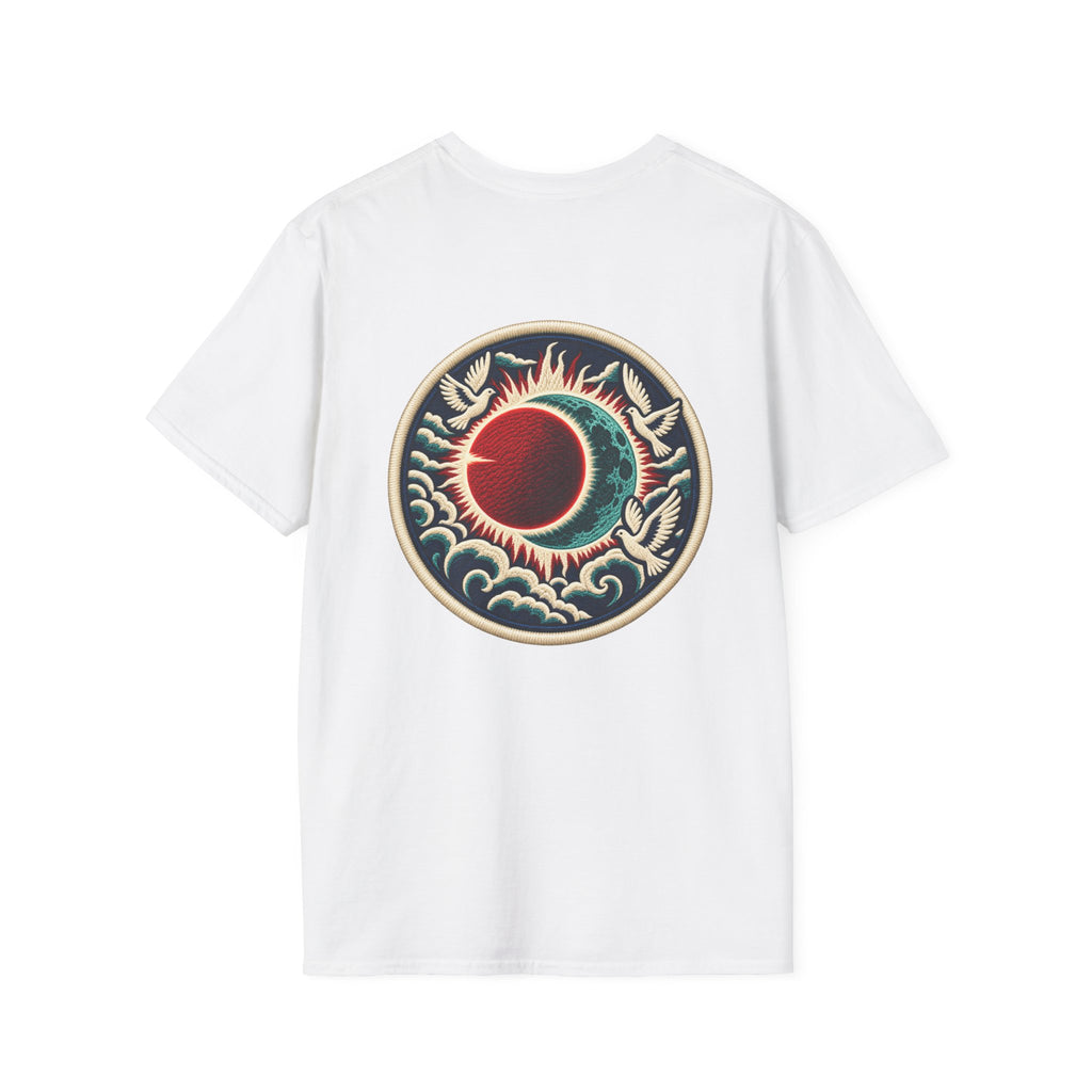 Eclipse Crest T-Shirt — Vintage Floral KG Logo