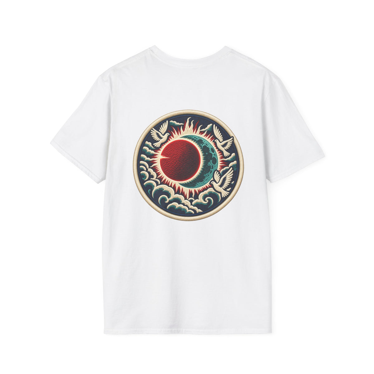 Eclipse Crest T-Shirt — Vintage Floral KG Logo