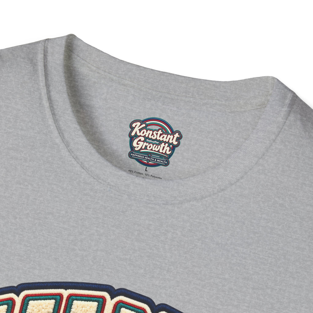 Fund & Grow Graphic T-Shirt — Retro Surf Floral Design