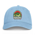 Embroidered 'Konstant Growth' Fruit Patch Cap — Washed Coastal Dad Hat Printify