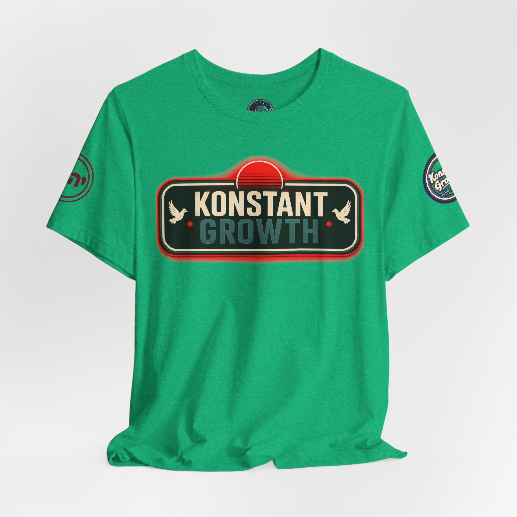 Konstant Growth Logo Tee | Joshua 1:9 Inspirational Fear Of Yahweh