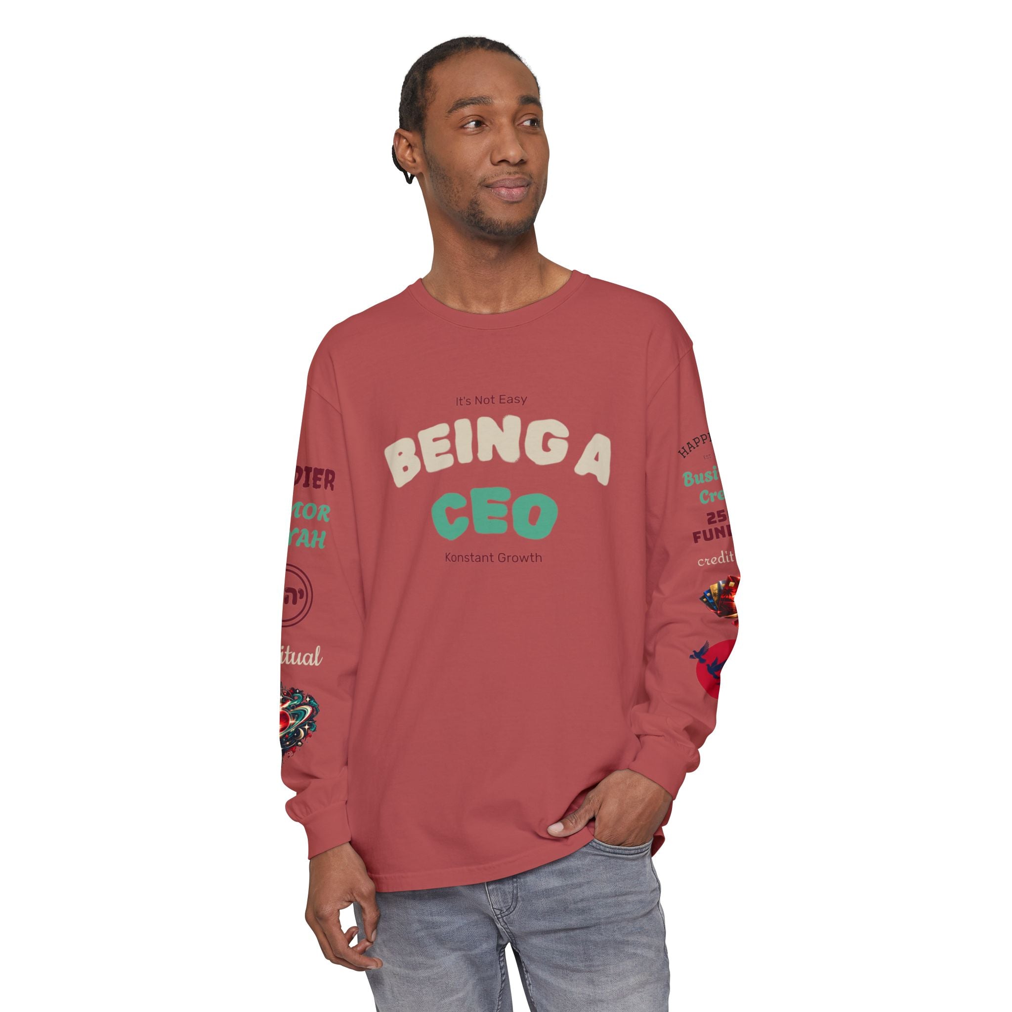 Konstant Growth Vintage Wash Long Sleeve | Premium Entrepreneur T-Shirt