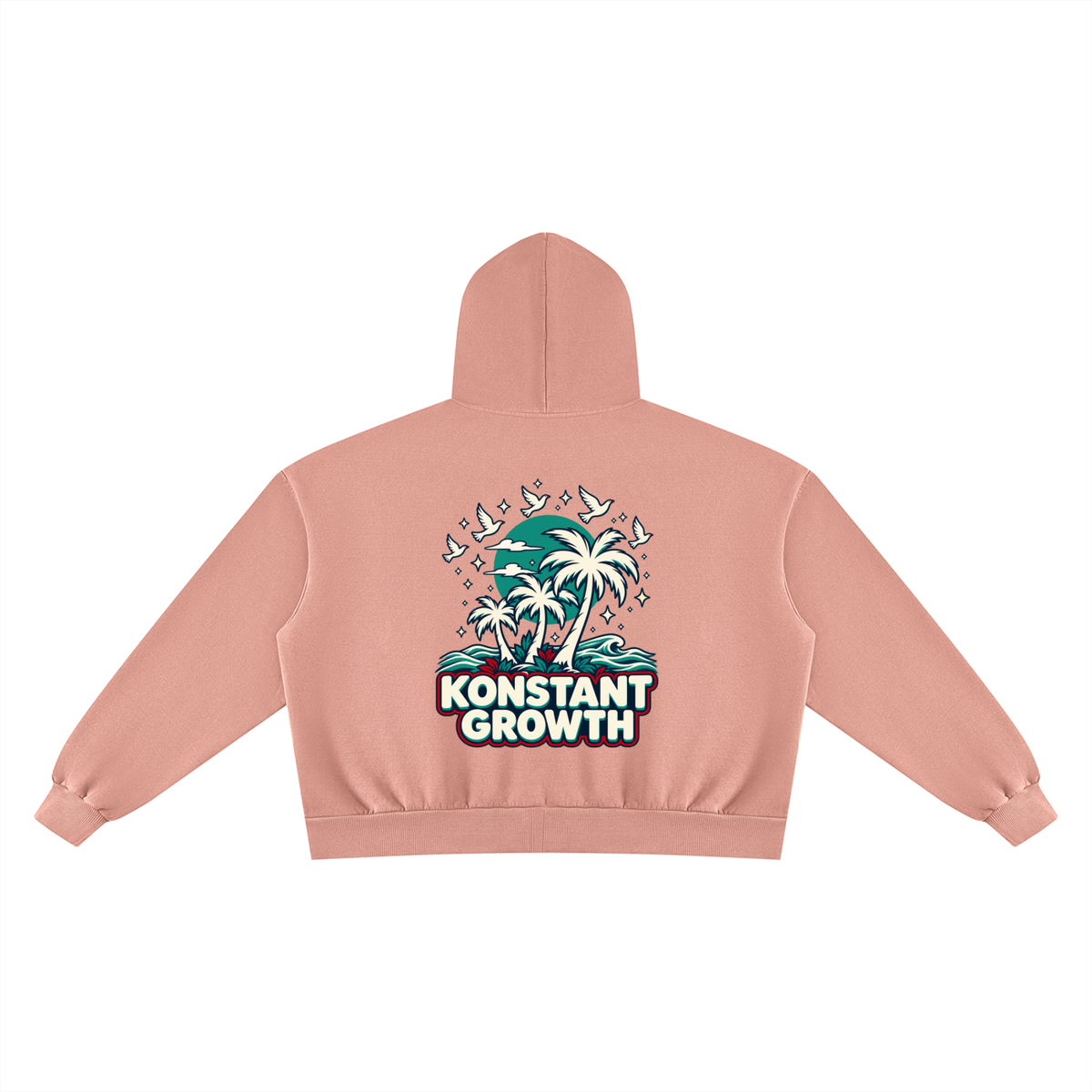 Unisex Vintage Wash Fleece Boxy Hoodie ODMPOD