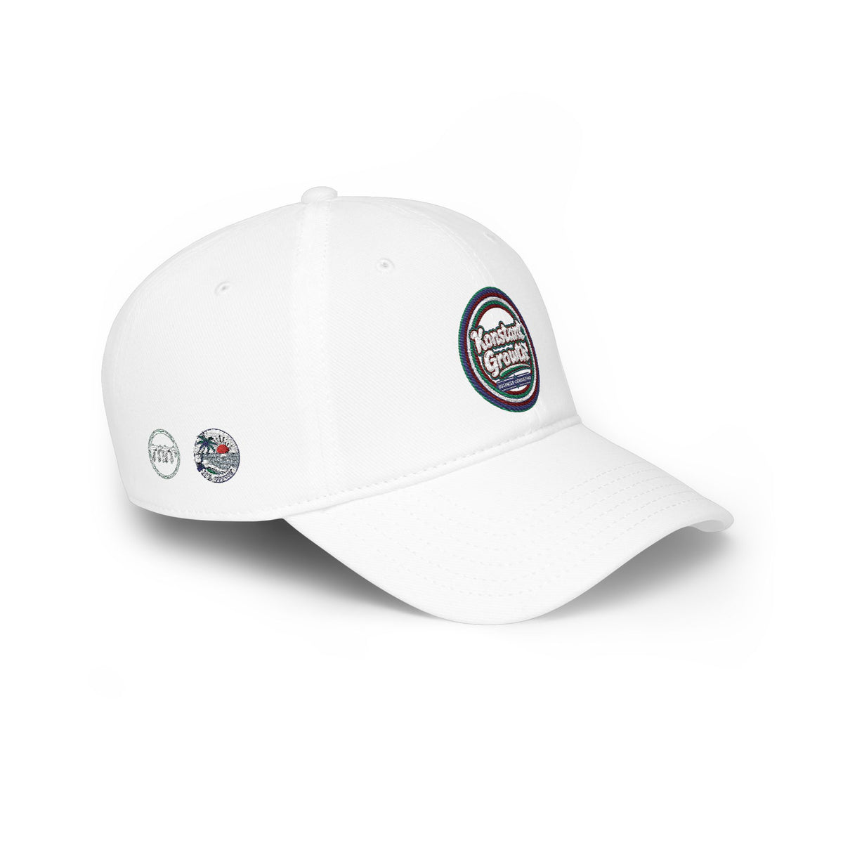 Konstant Growth Circular Logo Baseball Cap | Embroidered Badge