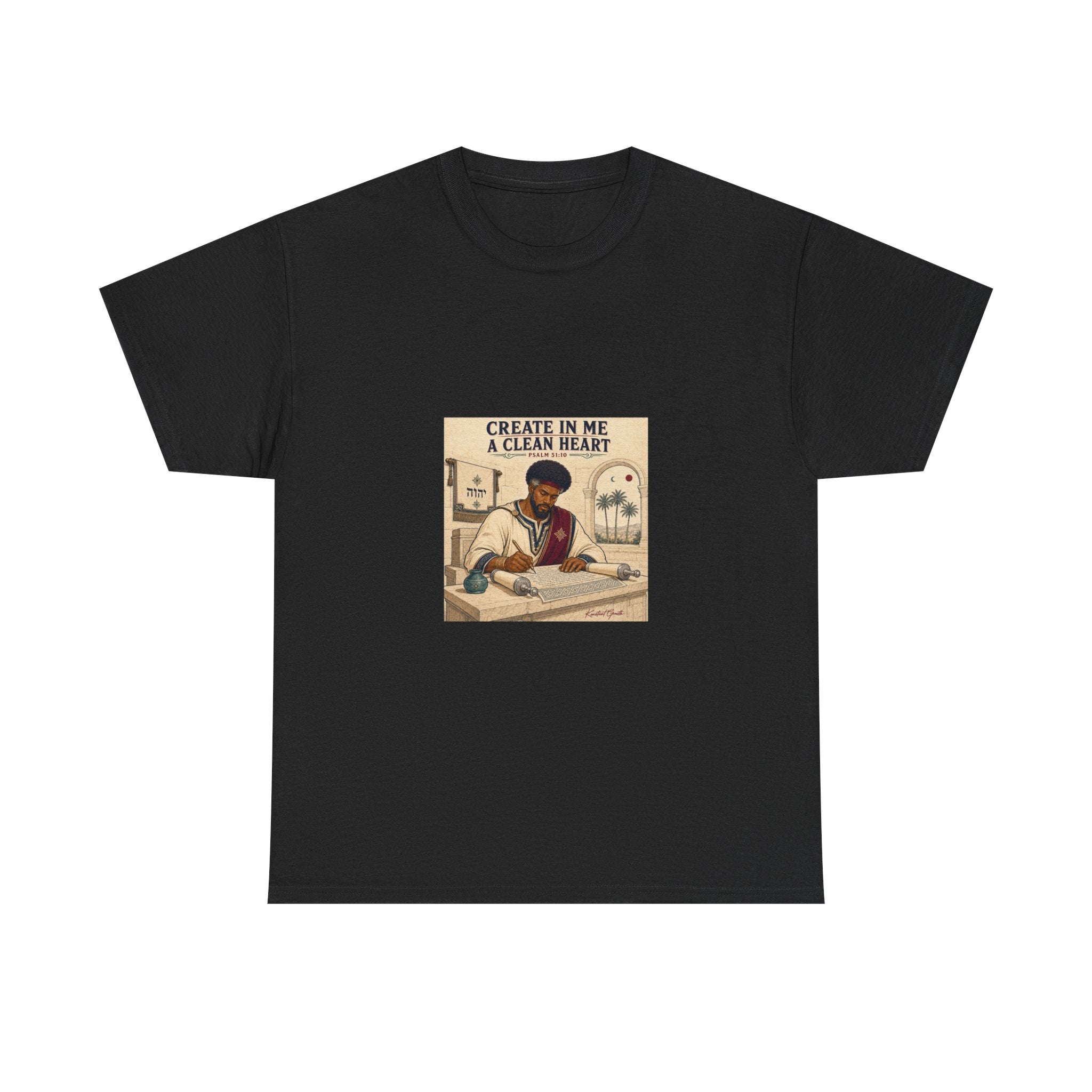 Create in Me a Clean Heart — David Collection Heavy Cotton Tee