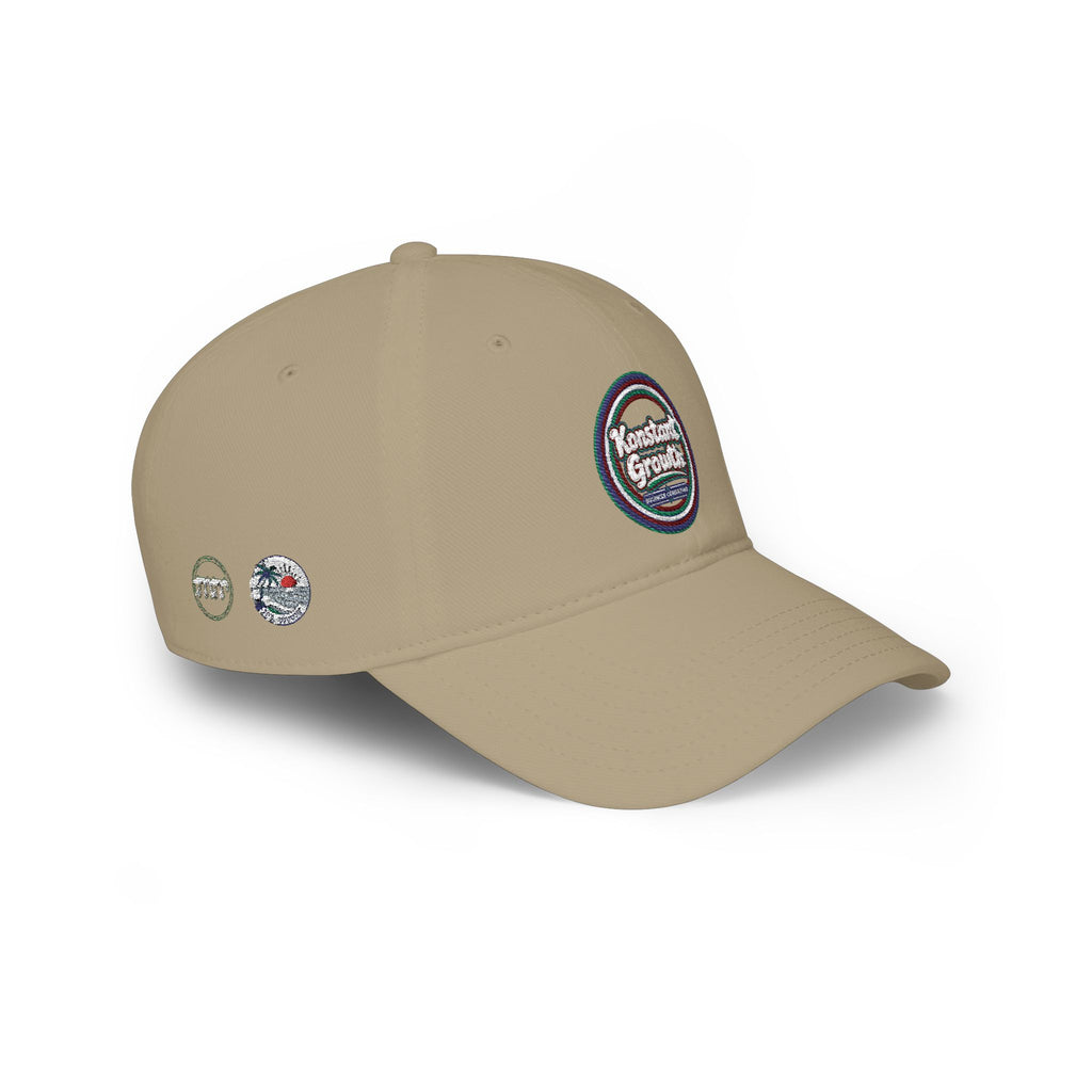 Konstant Growth Circular Logo Baseball Cap | Embroidered Badge