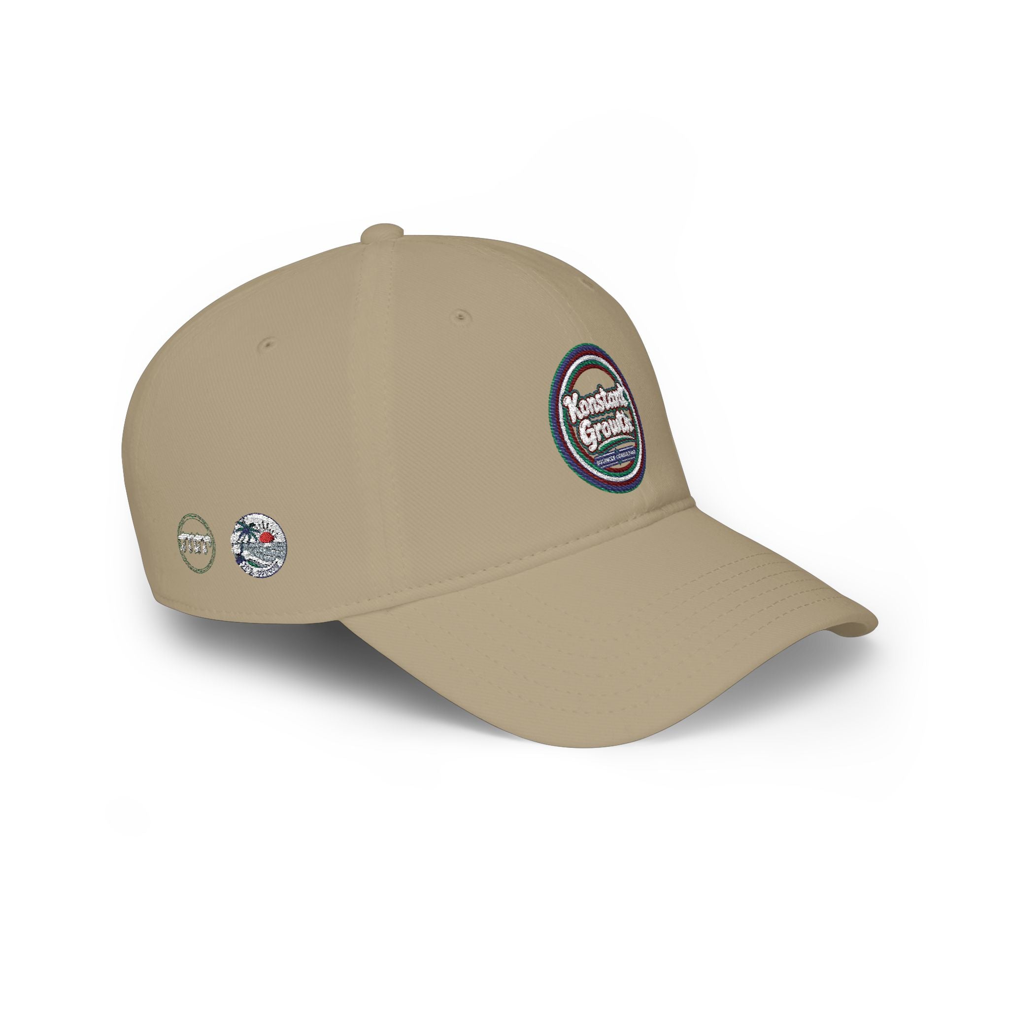 Konstant Growth Circular Logo Baseball Cap | Embroidered Badge