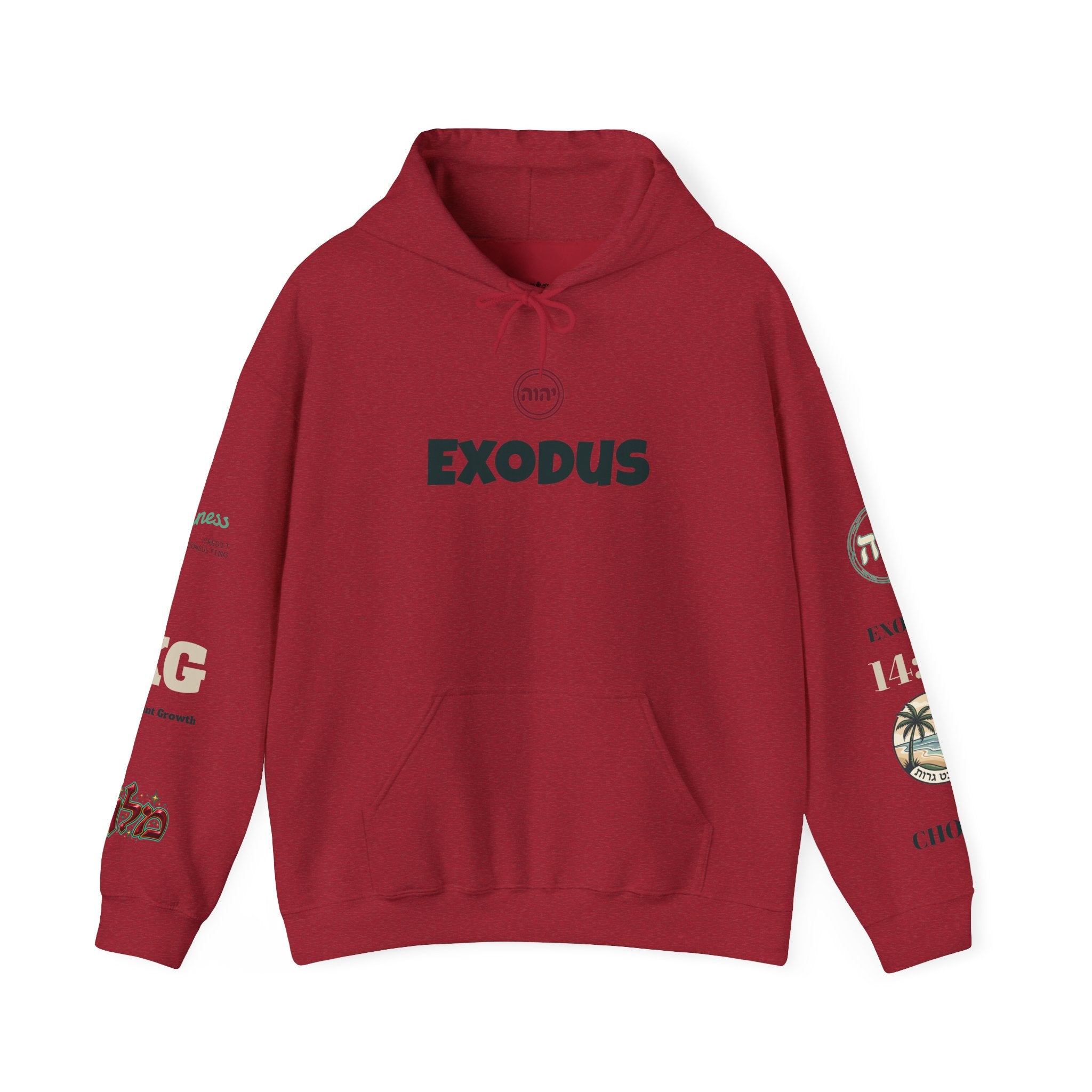 Exodus Graphic Hoodie | Angelic Battle Backprint Pullover