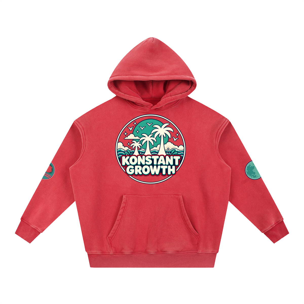 Snow Wash Fleece Oversize Hoodie ODMPOD