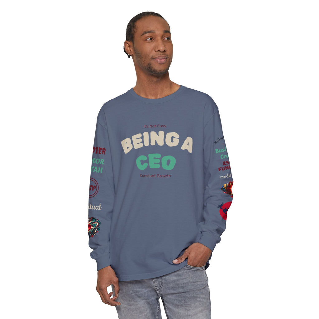 Konstant Growth Vintage Wash Long Sleeve | Premium Entrepreneur T-Shirt