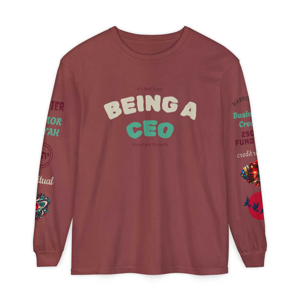 Konstant Growth Vintage Wash Long Sleeve | Premium Entrepreneur T-Shirt