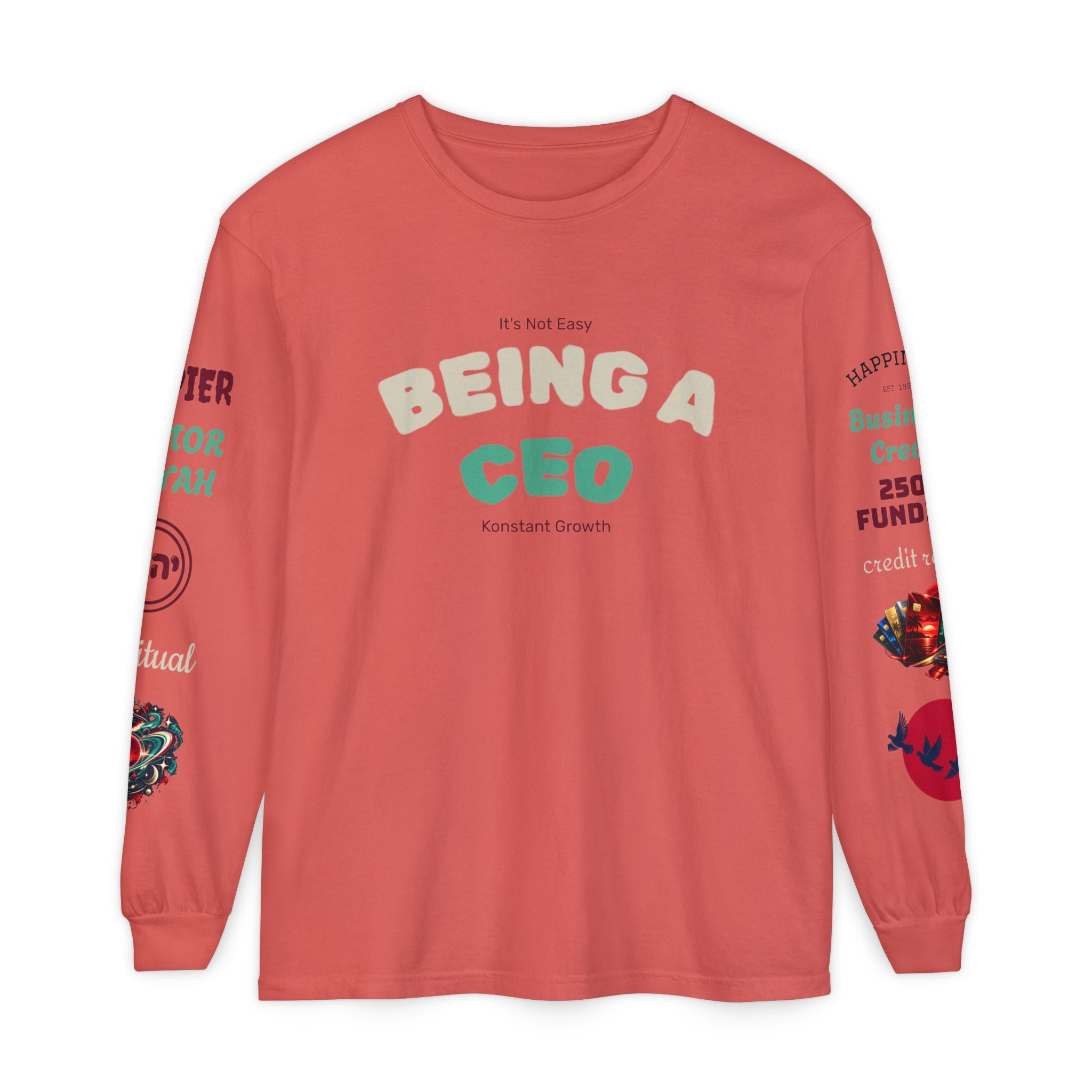 Konstant Growth Vintage Wash Long Sleeve | Premium Entrepreneur T-Shirt