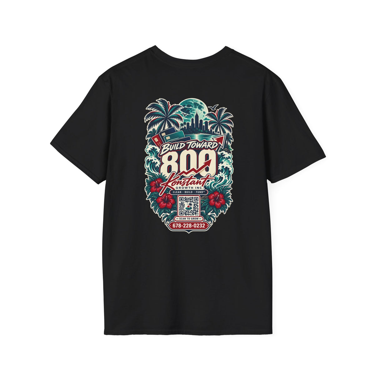 Konstant Growth 'Build Toward 800' Graphic T-Shirt Printify