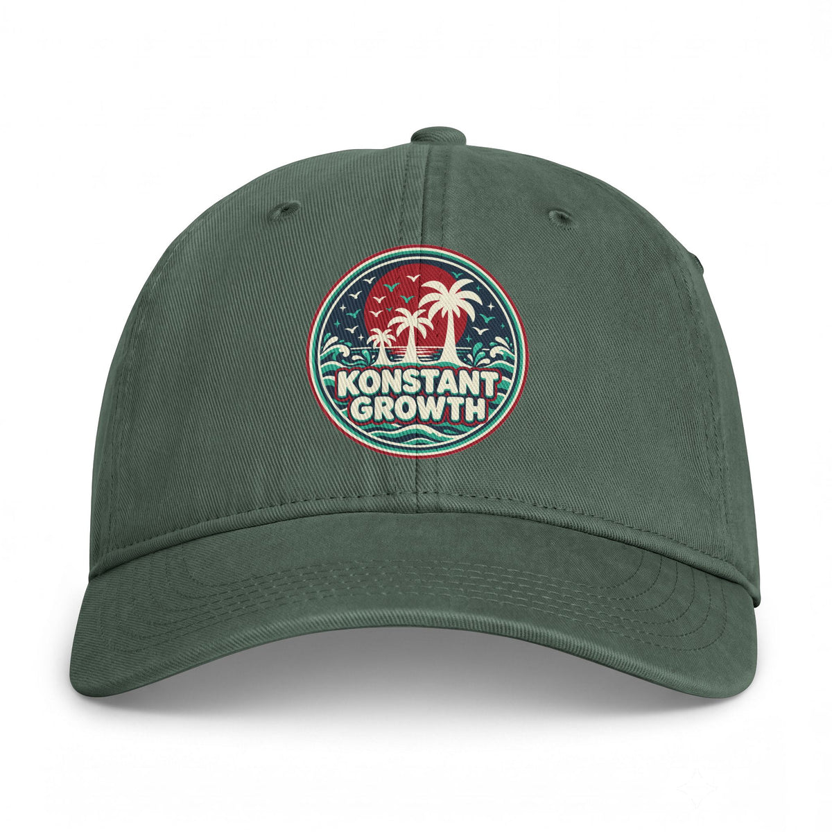 Copy of Konstant Growth Palm Hat — Coastal Vintage Baseball Cap Printify