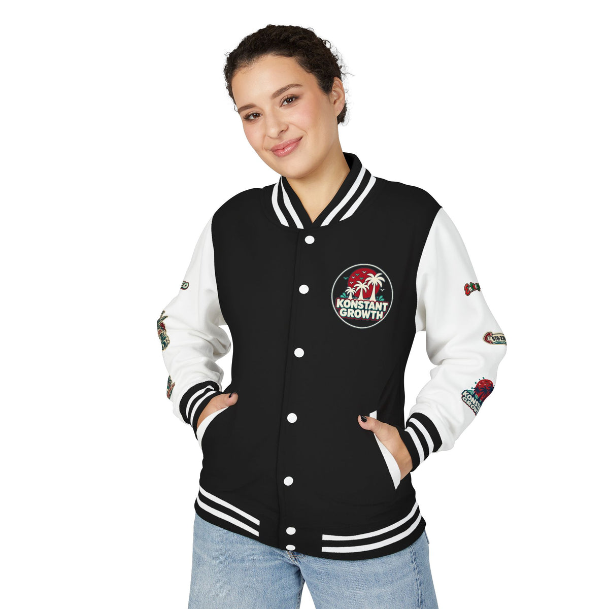 Konstant Growth Letterman Jacket Printify