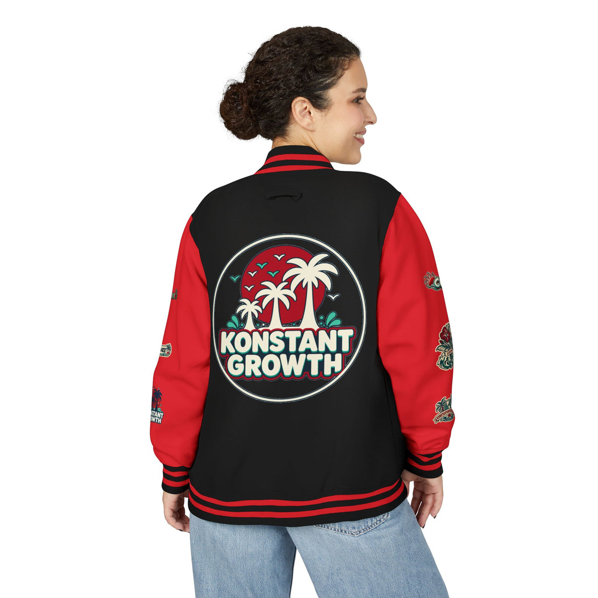 Konstant Growth Letterman Jacket Printify