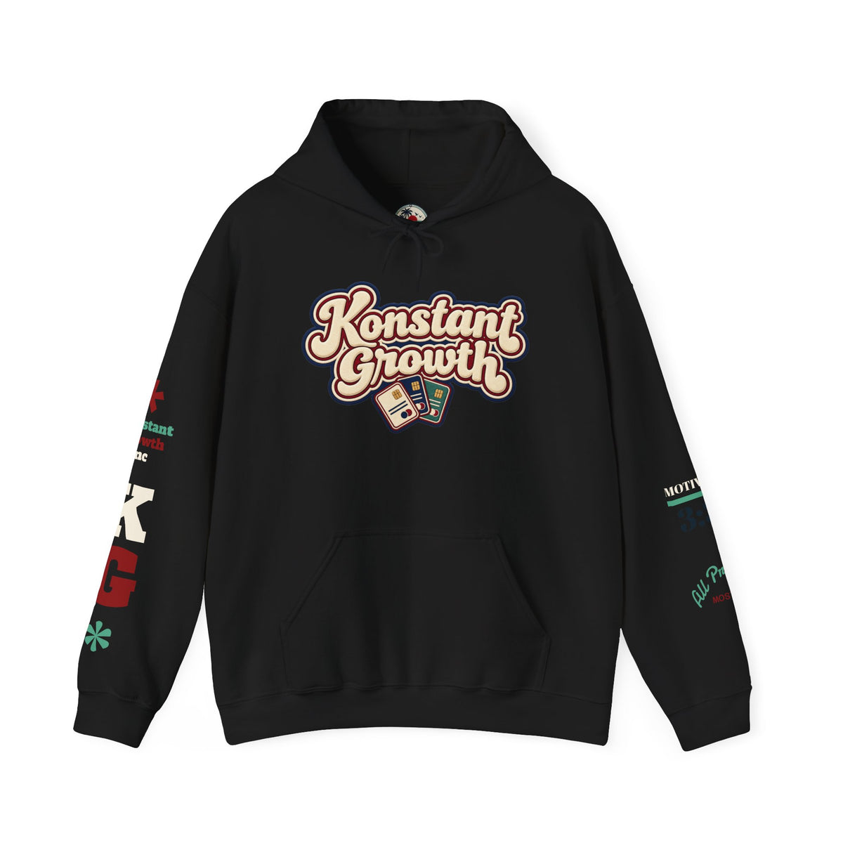 Konstant Growth Hoodie — Retro Palm Tree Graphic Sweatshirt