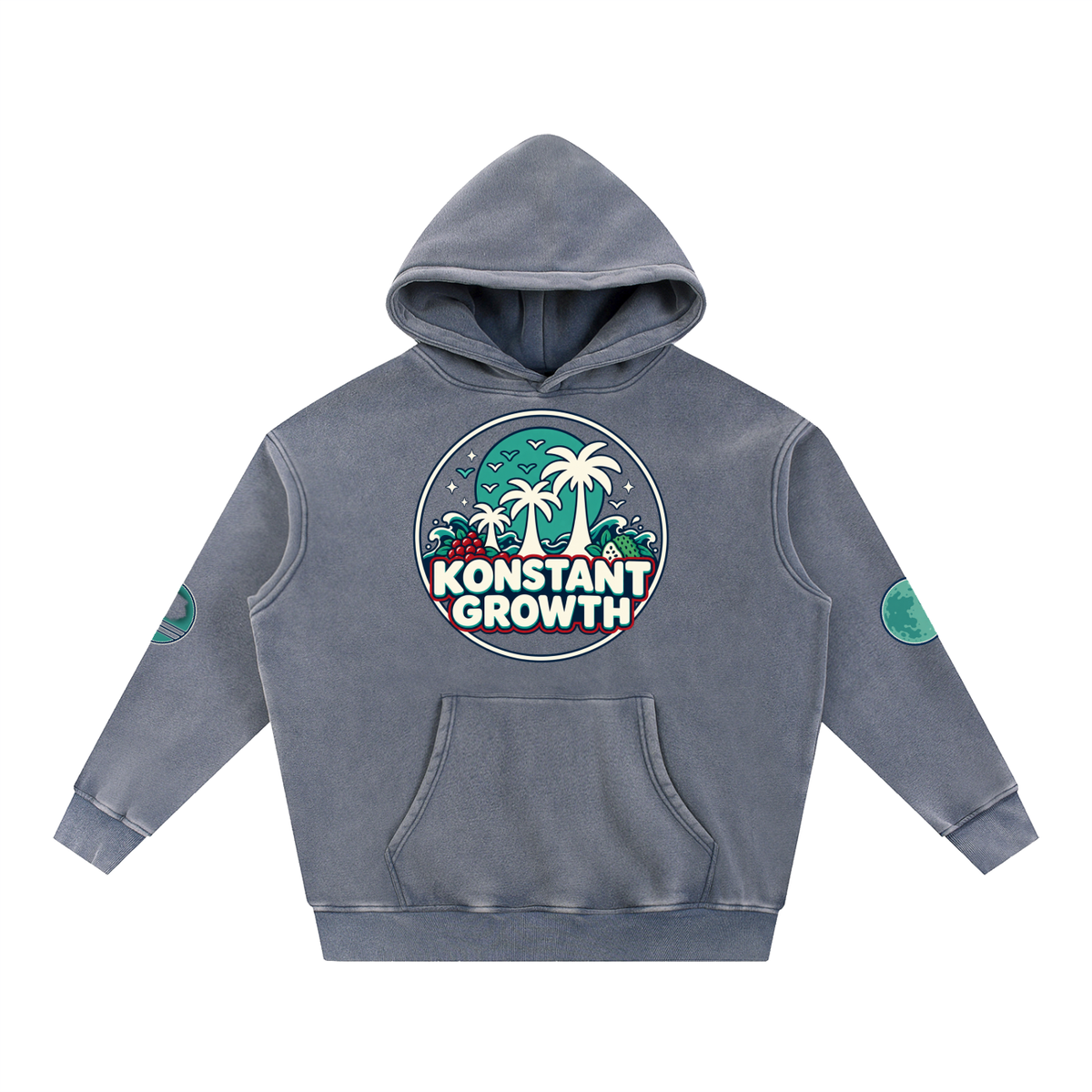 Snow Wash Fleece Oversize Hoodie ODMPOD