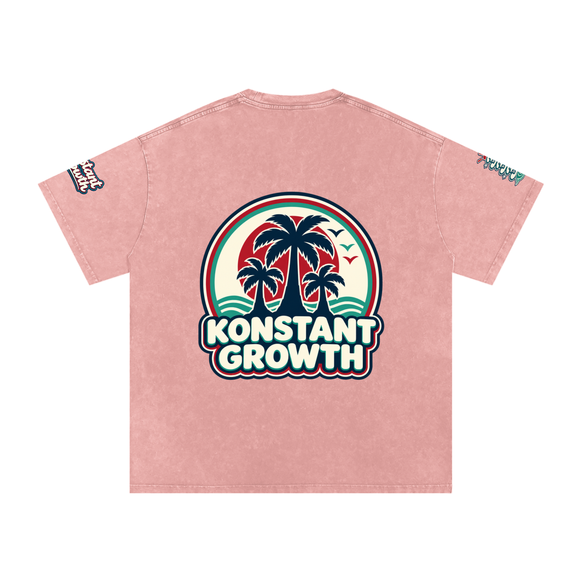 Konstant Growth Vintage — Snow Washed Oversized Cotton T-Shirt