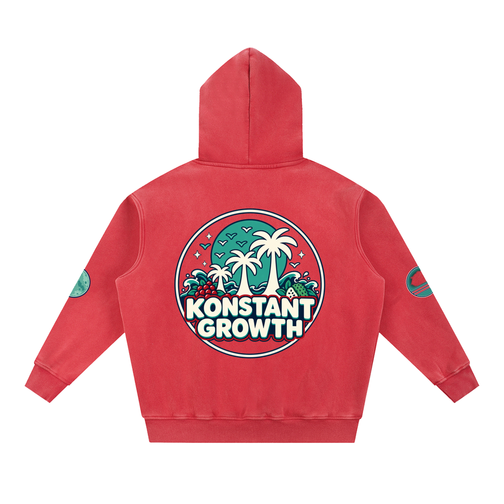 Snow Wash Fleece Oversize Hoodie ODMPOD