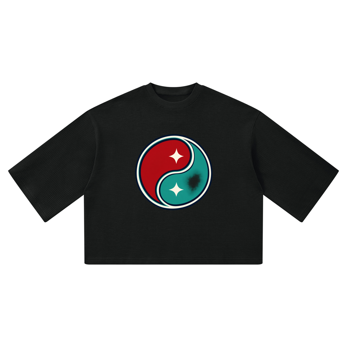 Unisex Waffle Boxy T-Shirt ODMPOD