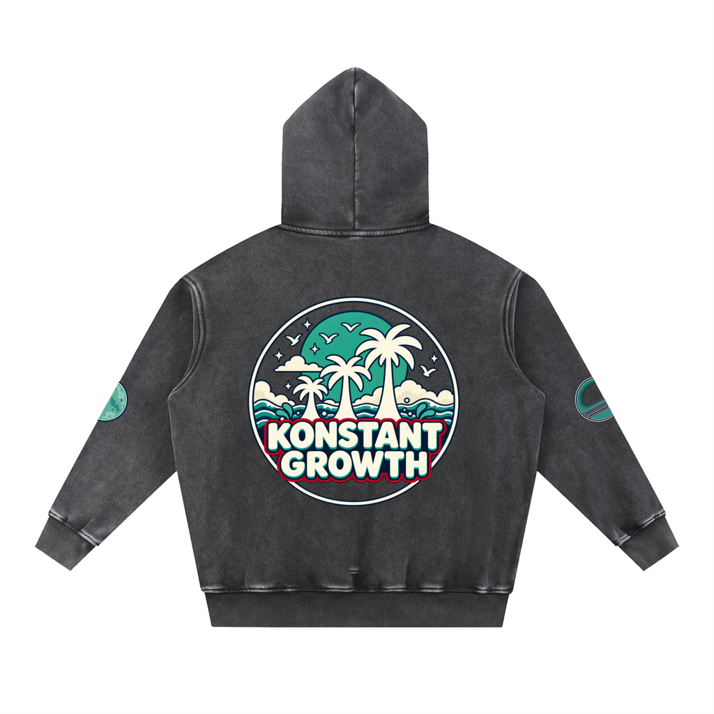 Snow Wash Fleece Oversize Hoodie ODMPOD