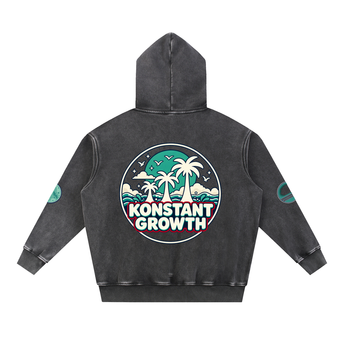 Snow Wash Fleece Oversize Hoodie ODMPOD