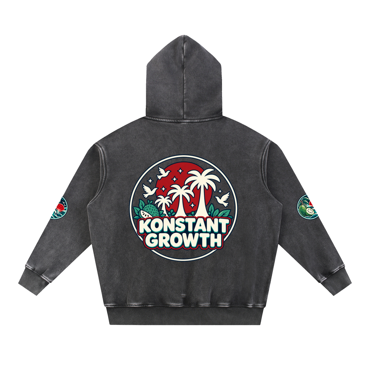 Snow Wash Fleece Oversize Hoodie ODMPOD