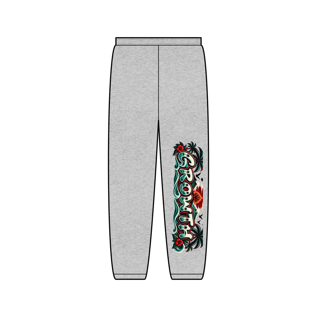 Rongchang Floral Streetwear Sweatpants