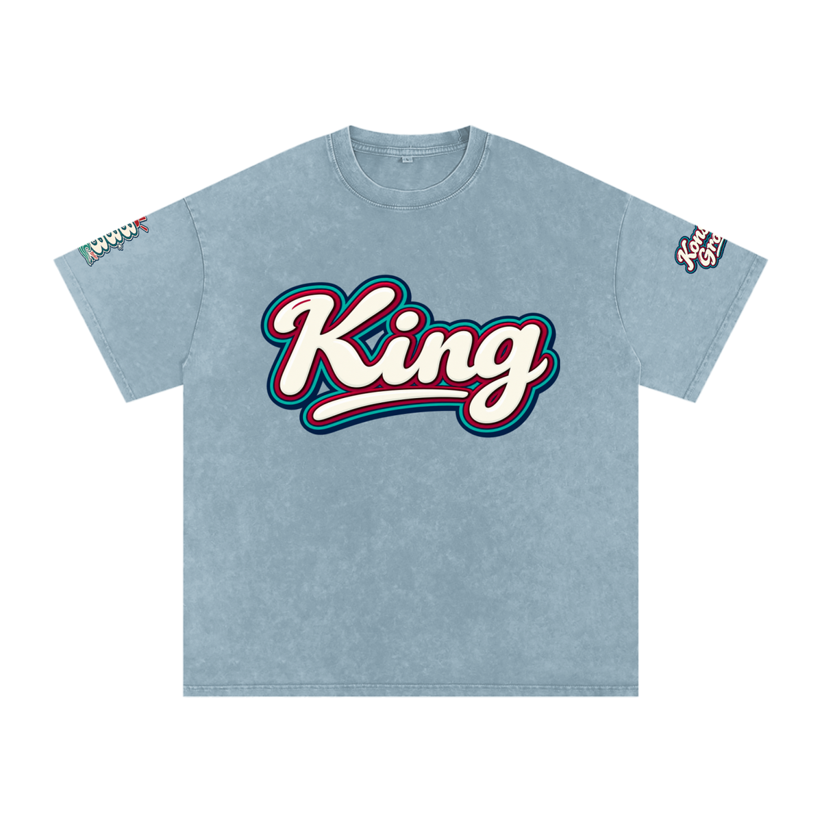 Konstant Growth Vintage — Snow-Washed Oversized Cotton Tee — Edition II ODMPOD