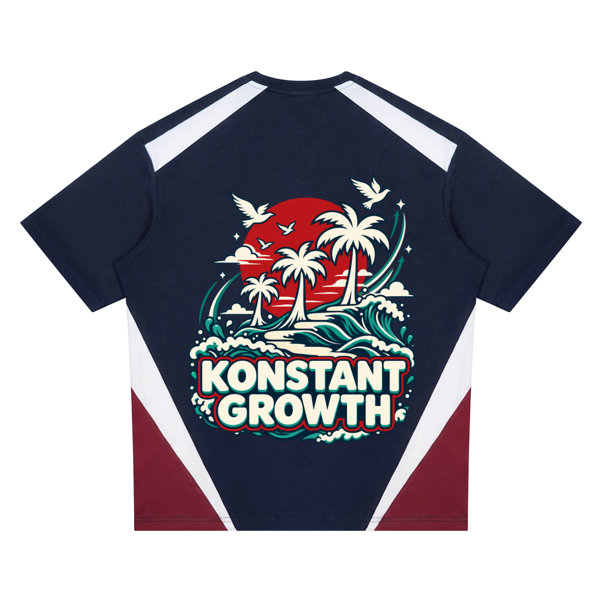 Konstant Growth Inc Unisex Color Block T-Shirt ODMPOD