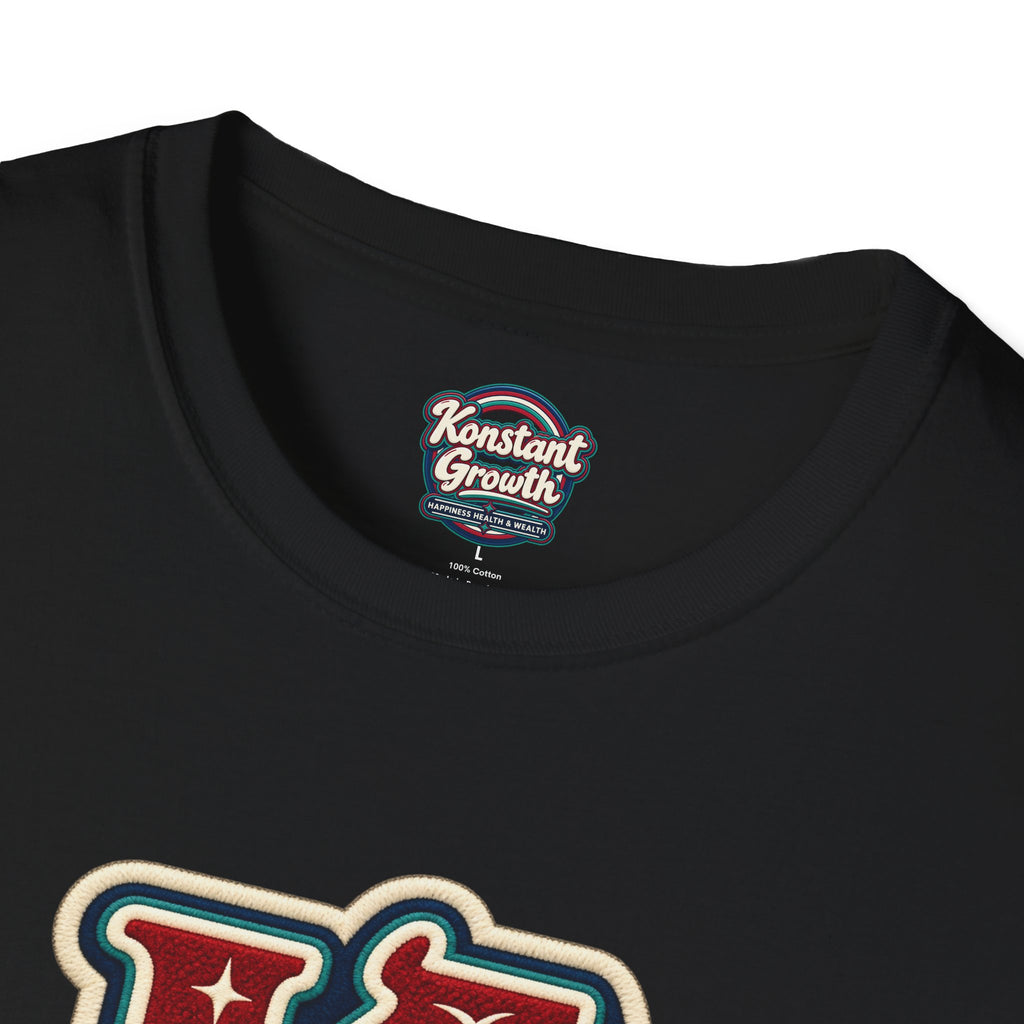Eclipse Crest T-Shirt — Vintage Floral KG Logo