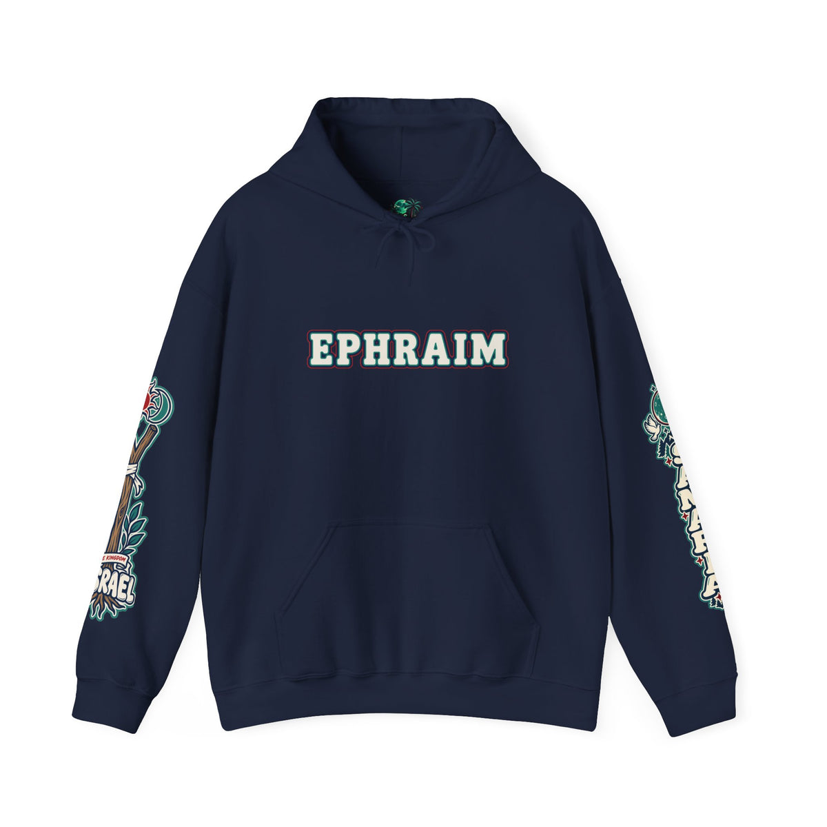 Ephraim Hoodie — Vintage Crest Graphic Hooded Sweatshirt