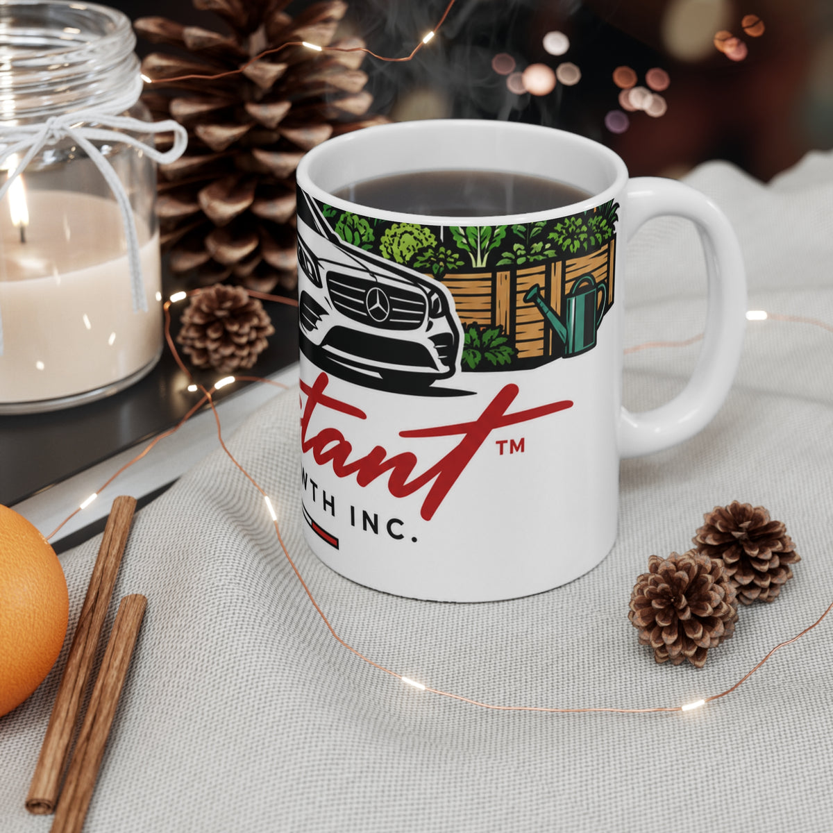 Car Lover 11oz Mug — 'Konstant Growth Inc. Design