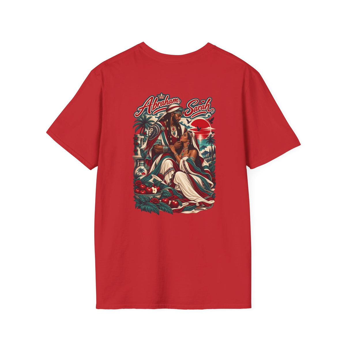 T-Shirt — Divine Love Graphic Tee (Abraham & Sarah Illustration)