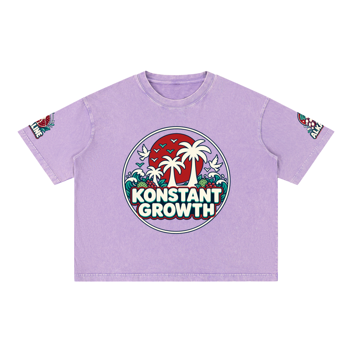Mineral Wash Boxy Cotton T-Shirt ODMPOD