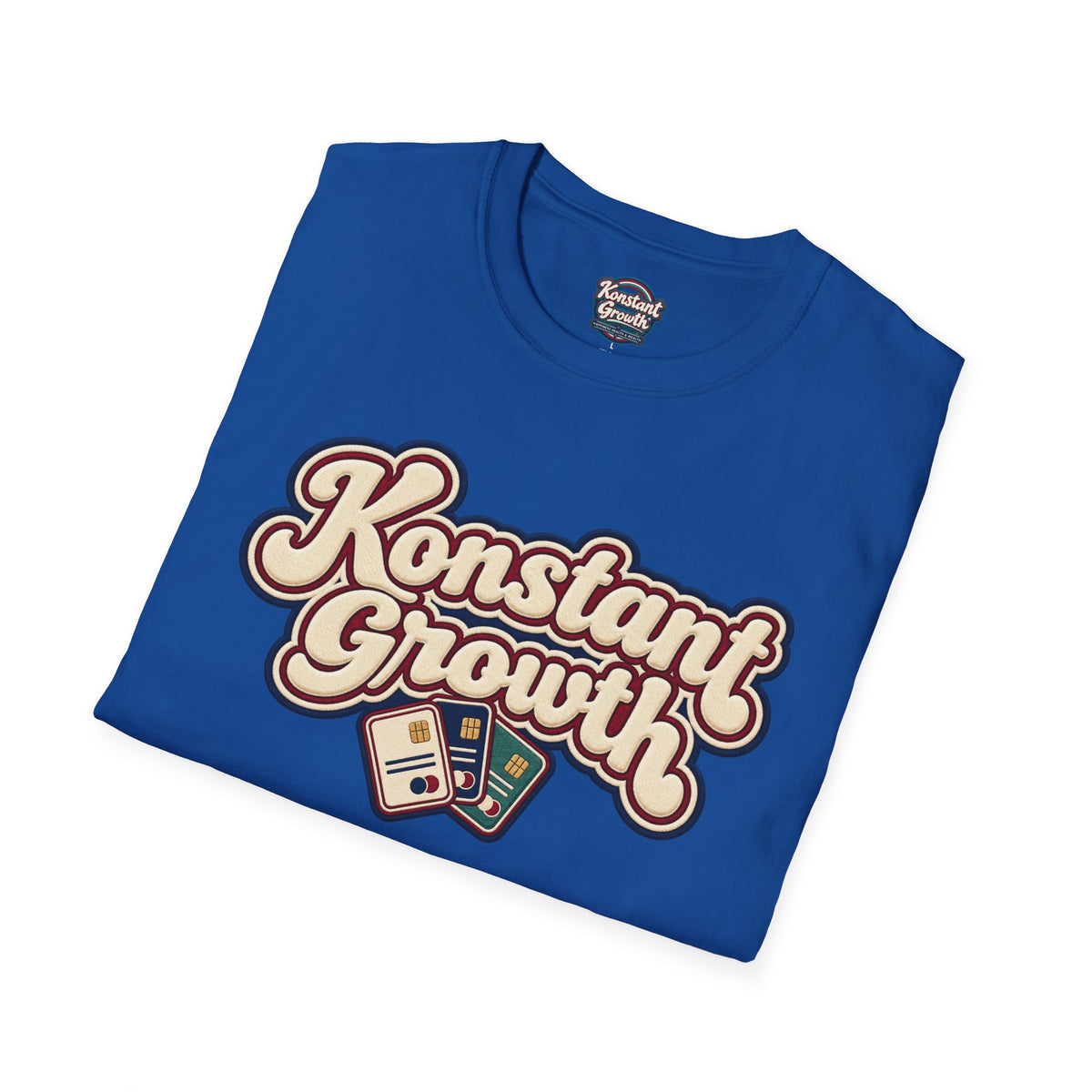 Konstant Growth T-Shirt — Retro Palm Sunset Design