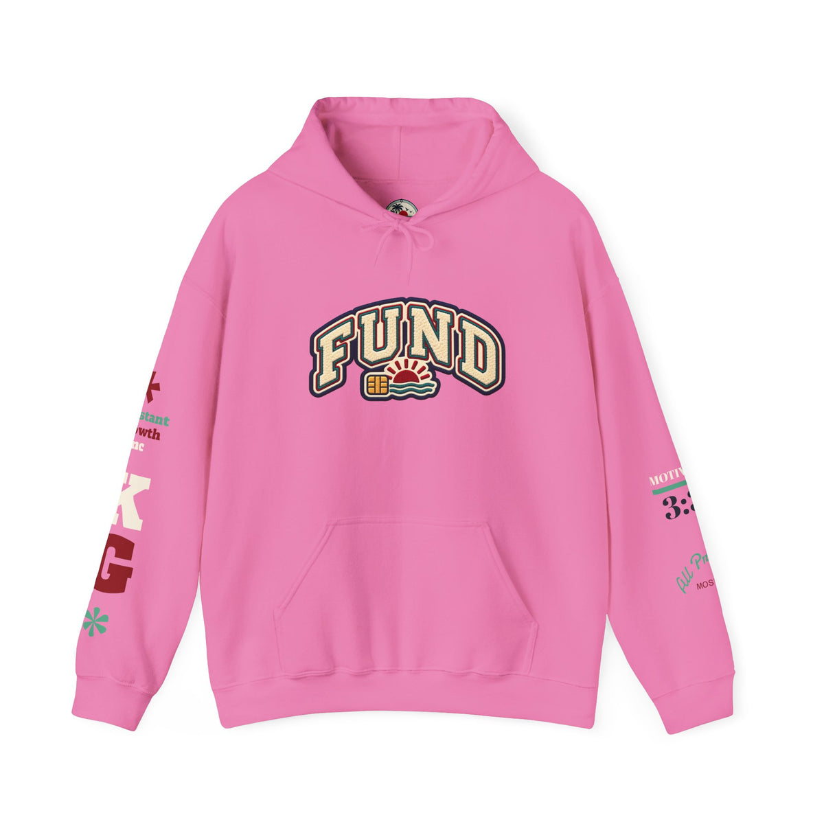 Copy of Hoodie - 'Divine Love' Graphic Hoodie with Vintage Bird & Floral Back Artwork
