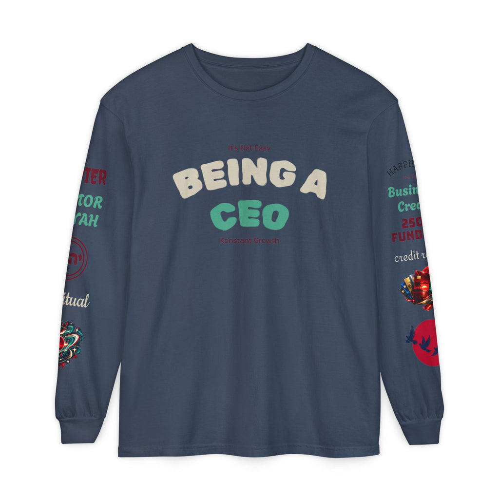 Konstant Growth Vintage Wash Long Sleeve | Premium Entrepreneur T-Shirt
